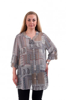 Блуза "Олси" 1310005.4 ОЛСИ (Серо-бежевый)